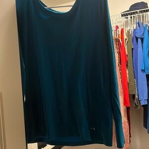 WOMENS BLUE ATHLETIC SHIRT